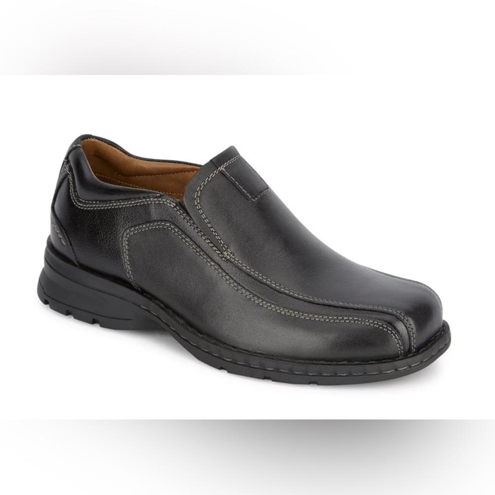 Dockers Men's Black Leather Loafers